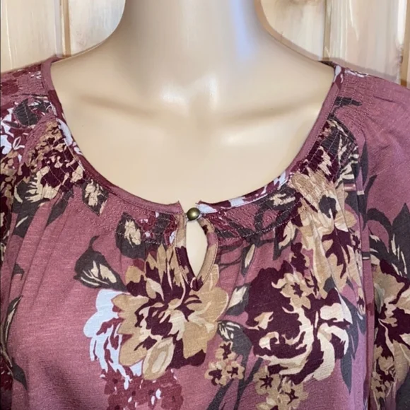 Sonoma Boho Cotton/Modal Top Large - Picture 3 of 6